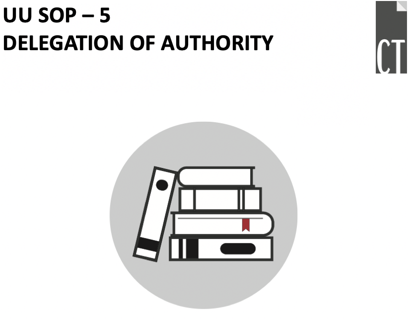 UUSOP - 5 Delegation of Authority